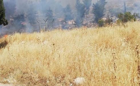 حرائق في غلاف غزة