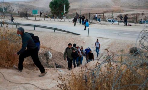 عمال فلسطينيون - ارشيف