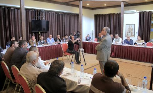 غزة: اللجنة القطرية تعقد ورشة عمل حول مشاريع الطرق والبنية التحتية