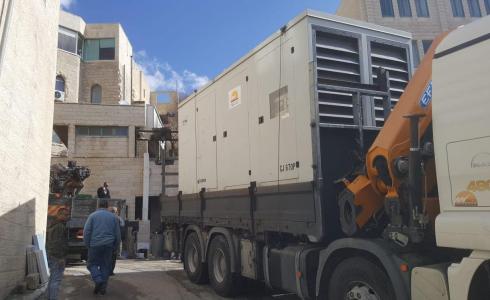  تزود عدد من مشافي بيت لحم بمولدات كهربائية