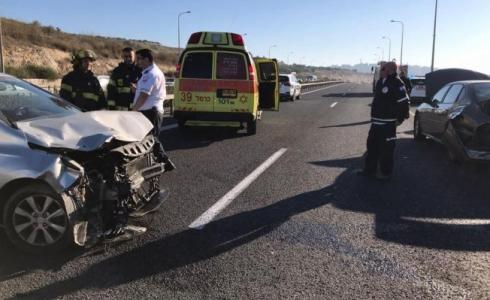 من مكان الحادث قرب بئر المكسور