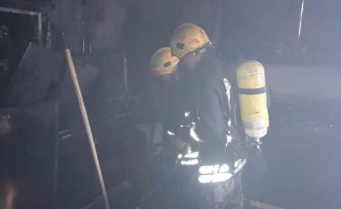 إخلاء 22عائلة م جراء حريق بعمارة سكنية في كفر عقب