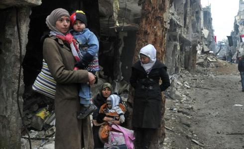 اللاجئين الفلسطينيين في سوريا- توضيحية