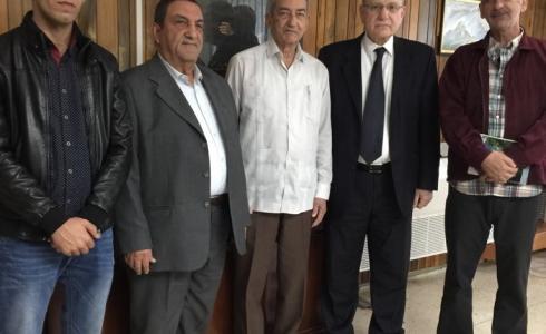 وفد الجبهة الديمقراطية يلتقي مسؤول العلاقات الدولية في الشيوعي الكوبي 