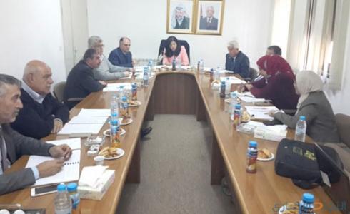 اجتماع وزيرة الاقتصاد الوطني عبير عودة مع مجلس ادارة مؤسسة المواصفات والمقاييس