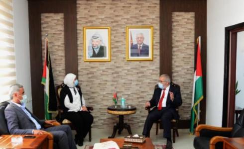 وزير النقل والمواصلات ومحافظ راما لله والبيرة