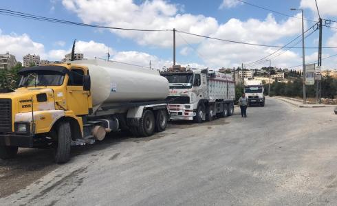 حملة لتنظيم العمل بتوزيع ونقل المياه بالصهاريج في الضفة