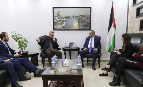 الشيخ يستقبل ممثل جمهورية المانيا لدى دولة فلسطين كرستيان كلاغيس