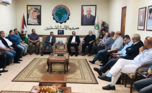 وكيل وزارة الاقتصاد بغزة يبحث مشاكل أصحاب المصانع وسبل حلها