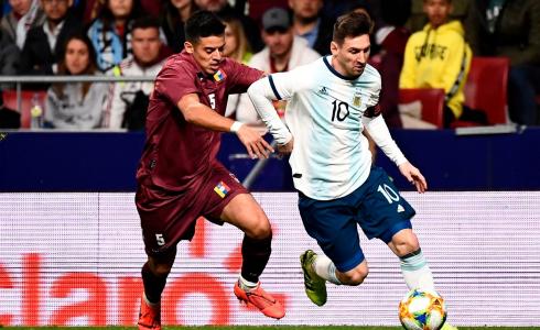 ليونيل ميسي مع منتخب الأرجنتين