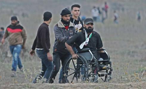 ابراهيم أبو ثريا على حدود غزة