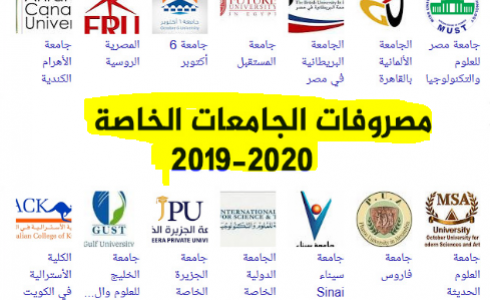 مصاريف الجامعات الخاصة المعتمدة في مصر 2019