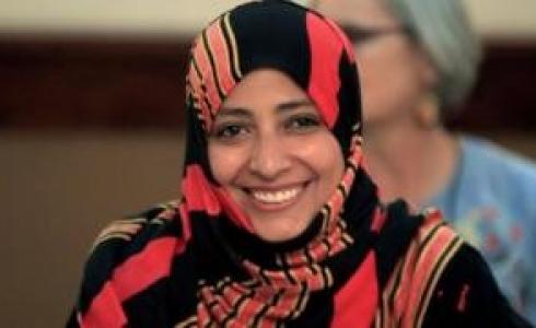الناشطة اليمنية توكل كرمان 
