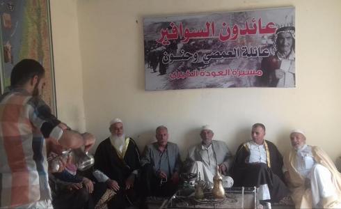  لقاءً جماهيري في ديوان عائلة العمصي وحنون 