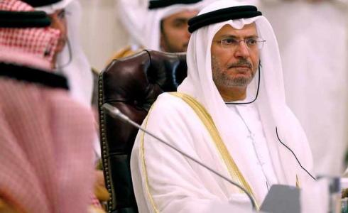وزير الشؤون الخارجية الاماراتي انور قرقاش