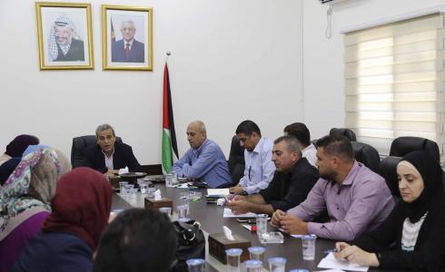 قلقيلية: اجتماع لمناقشة التحضيرات النهائية ليوم الزي الفلسطيني   