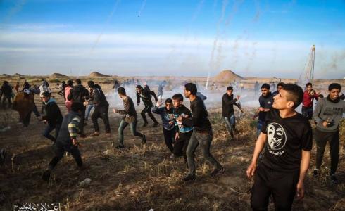 مسيرات العودة شرق غزة