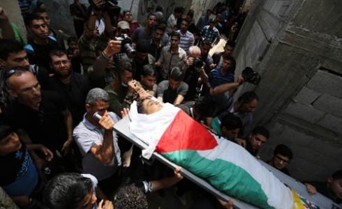 تشييع جثمان الشهيد جمال عفانة