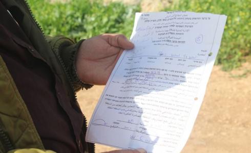 الاحتلال يخطر بهدم مسكن ووقف العمل بآخر جنوب الخليل