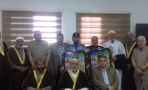 لجهاد غرب غزة تزور الشرطة الفلسطينية