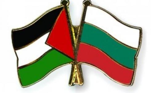 علم فلسطين و بلغاريا