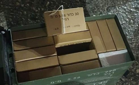 صور نشرها الاحتلال محاولة تهريب رصاص