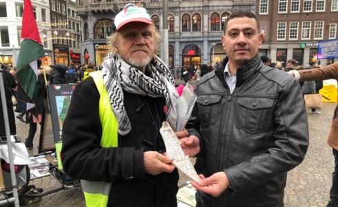 المؤتمر الشعبي يكرم المتضامن الهولندي " سيمون فروني" 