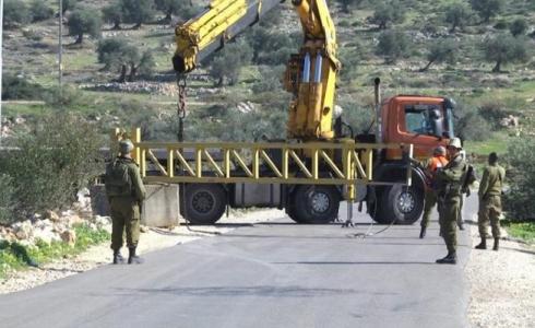 اغلاق طرق في مدينة الخليل