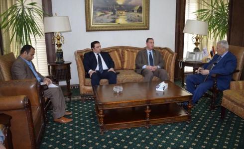 السفير اللوح يلتقي رئيس المجلس الأعلى للإعلام المصري