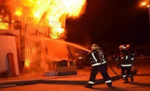 اندلاع حريق بمنزل في كفر مندا