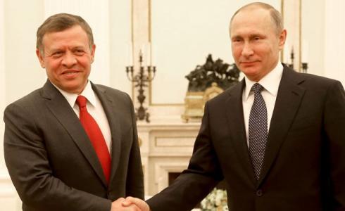 الرئيس الروسي فلاديمير بوتين والعاهل الأردني الملك عبد الله -ارشيف-