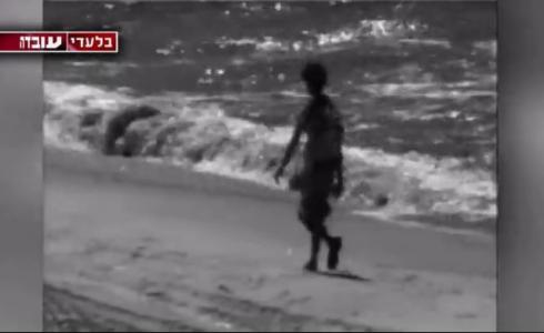 الإسرائيلي أبراهام منغيستو لحظة دخوله غزة