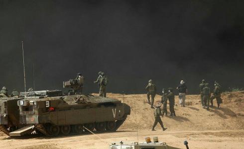 جنود الاحتلال الإسرائيلي على حدود غزة -ارشيف-