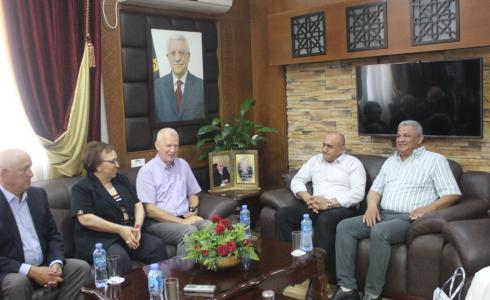 لقاء محاظة جنين مع السفير الاوكراني