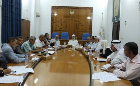 جلسة لجنة التربية والقضايا الاجتماعية في المجلس التشريعي 