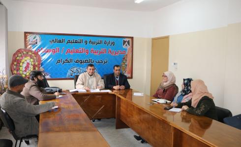 تربية الوسطى تعقد اجتماعاً لبحث الاستعدادات لمؤتمر الحالة الإرشادي الرابع