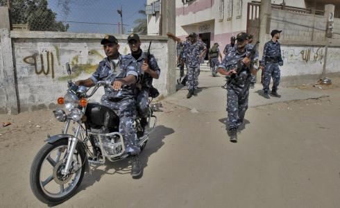 الشرطة الفلسطينية في غزة - إرشيفية -