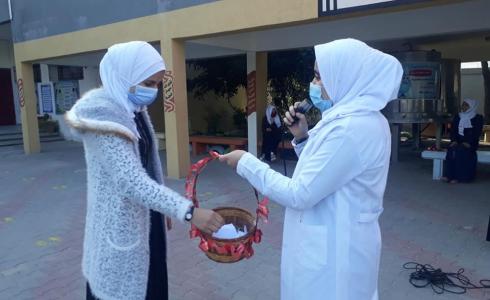 مدرسة مريم بنت عمران الثانوية للبنات بالوسطى تطلق حملة "سلامتك بتهمنا"