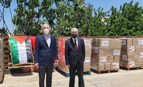 وزارة التنمية تتسلم 2500 طرد غذائي لتوزيعها على الأسر الفقيرة من وكالة تيكا التركية