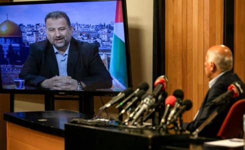 جبريل الرجوب وصالح العاروري