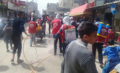 "الديمقراطية" تنظم حملة تعقيم واسعة في المحافظة الوسطى