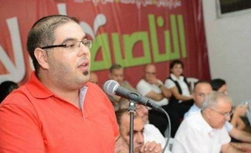 المرشح عن جبهة الناصرة الديمقراطية  مصعب دخان