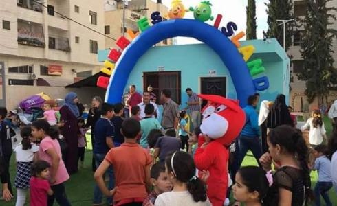 افتتاح حديقة العودة بمخيم نور شمس في طولكرم