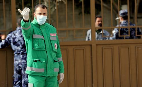 أحد أفراد الطواقم الطبية في غزة