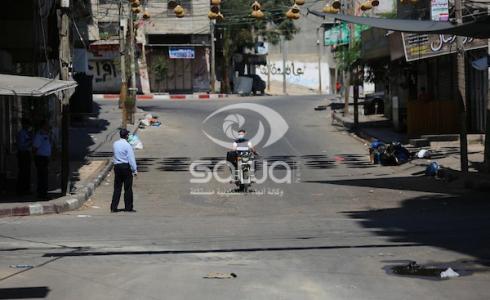 حظر التجوال في غزة