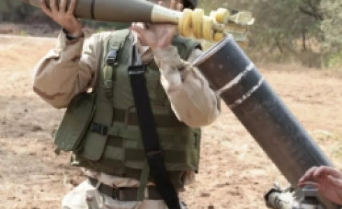 قذيفة هاون اسرائيل 