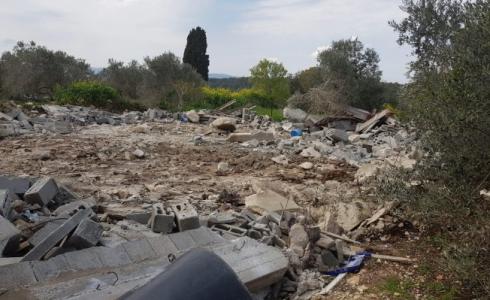 المنزل المهدوم في الكعبية