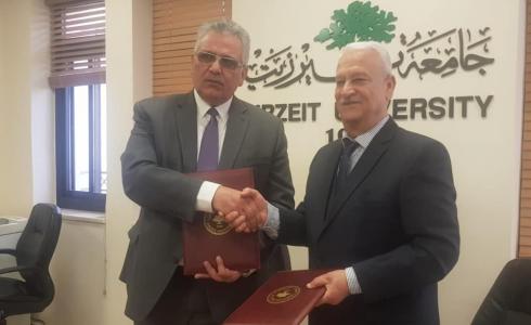 مذكرة تفاهم بين سلطة المياه وجامعة بيرزيت