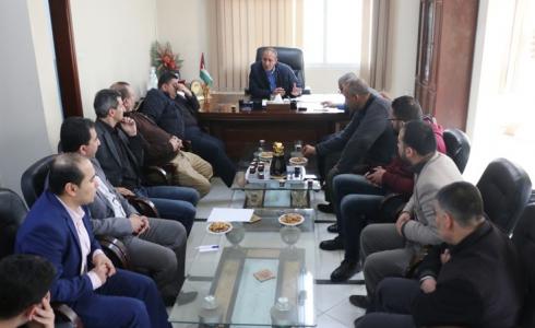 المكتب التنفيذي للجنة الأولمبية يناقش رعاية شركة "جوال" للاتحادات الرياضية بغزة