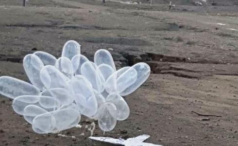 بالونات مفخخة قال الاحتلال إنها أطلقت من غزة